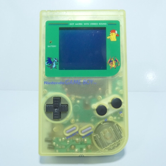 Glow in the Dark Green Nintendo Game Boy Original DMG-01 with Back Lit Screen - Picture 3 of 10